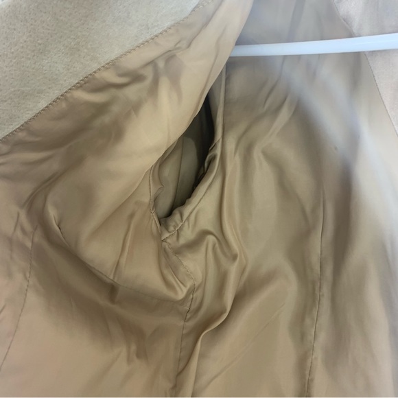 Vintage Suede Leather Ruff Hewn Light Tan Blazer Jacket M - Picture 5 of 9